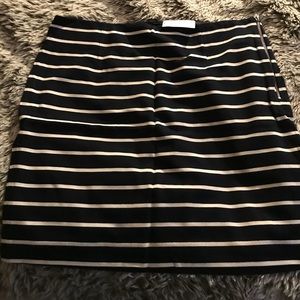 Striped Banana Republic Pencil Skirt NWT.